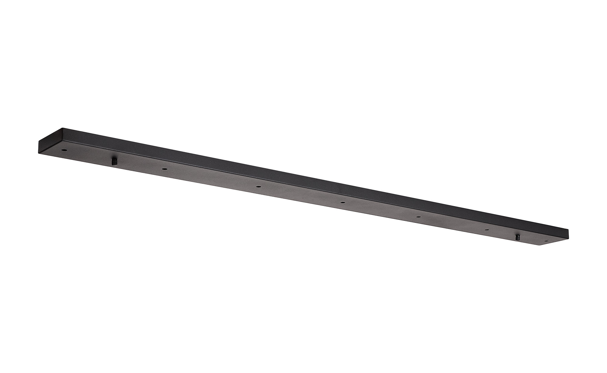 D0888BL  Hayes 7 Hole 1400mm x 100mm Linear Ceiling Plate Satin Black